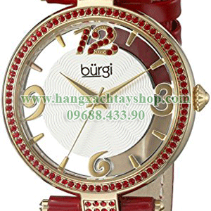 1-Burgi-BUR150RD-Rose-Gold-Quartz-Watch-with-Swarovski-Crystal-Accents-and-See-Thru-Dial-With-Red-Leather-Strap-hangxachtayshop