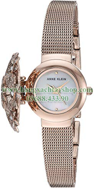 Anne-Klein-AK-3176RGCV-Swarovski-Crystal-Accented-Floral-Covered-Rose-Gold-Tone-hangxachtayshop