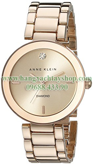 Anne-Klein-AK1362RGRG-Rose-Gold-Tone-Diamond-Accented-hangxachtayshop Anne-Klein-AK1362RGRG-Rose-Gold-Tone-Diamond-Accented-hangxachtayshop