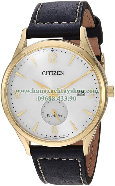 Citizen BV1112-05A Eco-Drive Stainless Steel Quartz Leather Calfskin Strap-hangxachtayshop