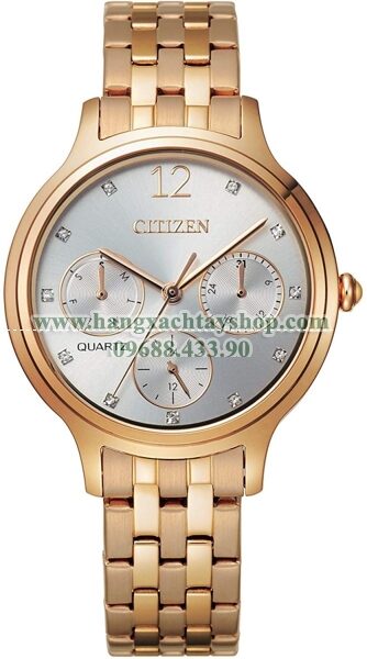 Citizen ED8183-54A Quartz Stainless Steel Strap-hangxachtayshop