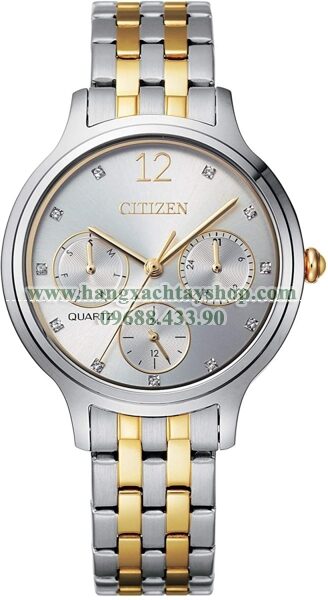 Citizen ED8184-51A Quartz Stainless Steel Strap-hangxachtayshop