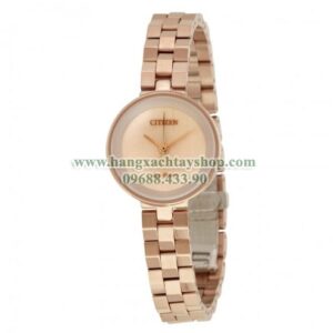 Citizen EW5503-83X L Ambiluna Eco-Drive Rose Gold Dial Rose Gold Steel-hangxachtayshop
