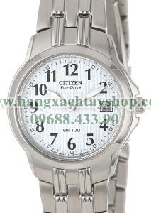 EW1540-54A Eco-Drive Silhouette Sport Stainless Steel Watch-hangxachtayshop