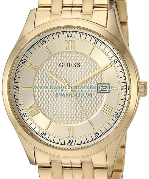 GUESS Classic Stainless Steel Gold-Tone Bracelet Color Gold-Tone U1218G4-hangxachtayshop