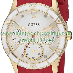GUESS-Gold-Tone-U1157L2-Iconic-Red-Stain-Resistant-Silicone-Watch-hangxachtayshop