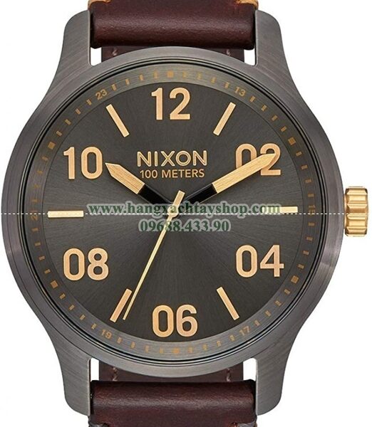 NIXON Patrol Leather Band 39mm Face-hangxachtayshop