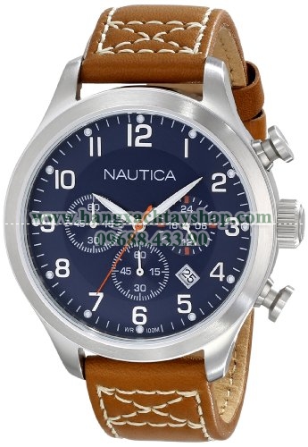 Nautica N14699G BFD 101 Chrono Classic Japanese Chronograph Movement-hangxachtayshop Nautica N14699G BFD 101 Chrono Classic Japanese Chronograph Movement-hangxachtayshop