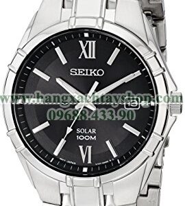 Seiko SNE215 Classic Stainless Steel Solar-hangxachtayshop Seiko SNE215 Classic Stainless Steel Solar-hangxachtayshop
