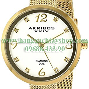 Akribos-XXIV-AK875YG-Round-White-Mother-of-Pearl-Dial-Three-Hand-Quartz-hangxachtayshop