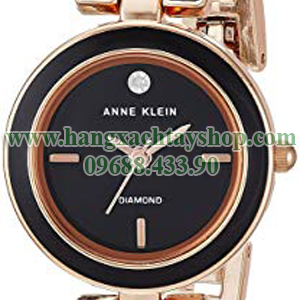 Anne-Klein-AK-2622BKRG-Diamond-Accented-Black-and-Rose-Gold-Tone-Bangle-Watch-hangxachtayshop