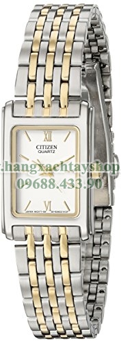 Citizen EJ5854-56A Two-Tone Stainless Steel Watch with White Dial-hangxachtayshop Citizen EJ5854-56A Two-Tone Stainless Steel Watch with White Dial-hangxachtayshop