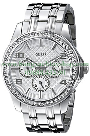 GUESS-U0147L1-Polished-Glamour-Silver-Tone-Crystal-hangxachtayshop GUESS-U0147L1-Polished-Glamour-Silver-Tone-Crystal-hangxachtayshop
