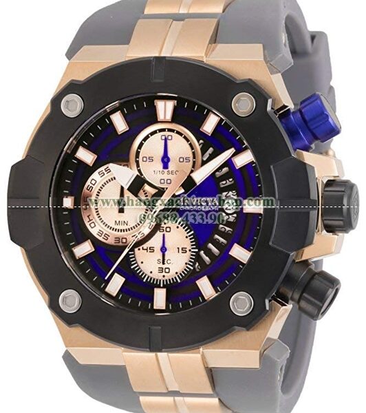 Invicta Sea Hunter Stainless Steel Quartz Watch with Silicone Strap-hangxachtayshop