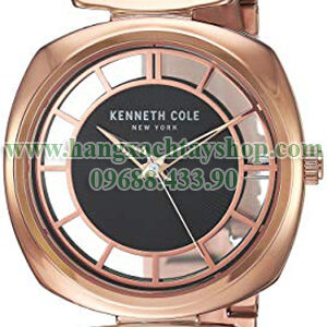 Kenneth-Cole-New-York-Brown-KC15108001-'Transparency'-Quartz-Brass-Plated-Stainless-Steel-Dress-Watch-hangxachtayshop