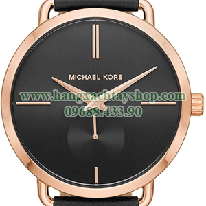 Michael-Kors-Stainless-Steel-Quartz-Watch-with-Leather-Calfskin-Strap-hangxachtayshop