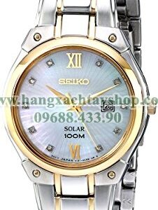 Seiko SUT214 Two-Tone Stainless Steel Bracelet Watch with Diamond Markers-hangxachtayshop