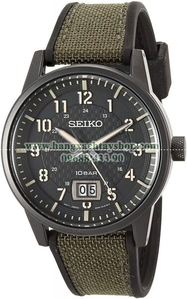 Seiko Stainless Steel Japanese Quartz Silicone SUR325-hangxachtayshop